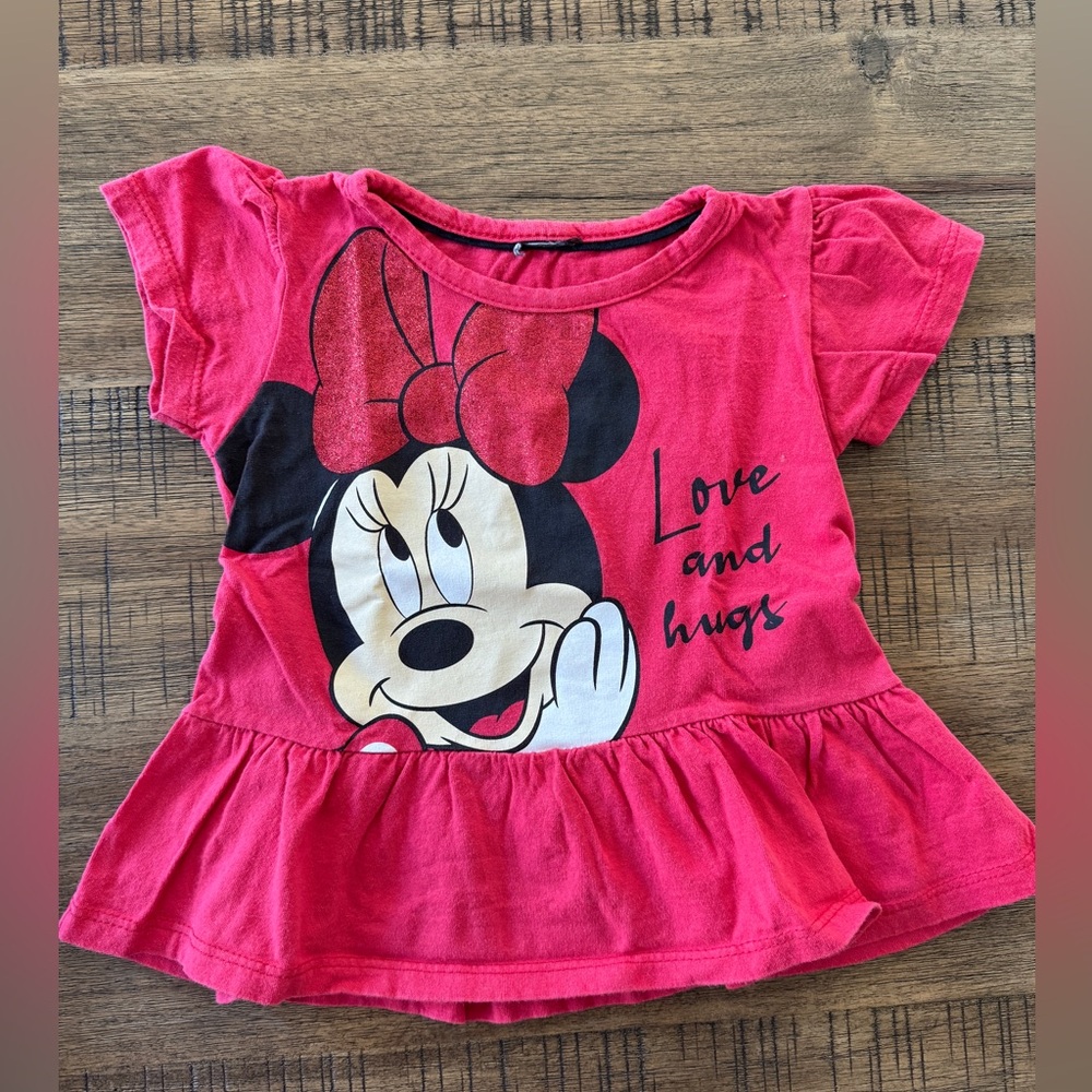 DISNEY | Toddler Minnie Mouse Short Sleeve Tee - 2T